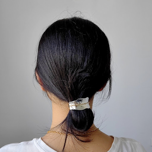 Title 4, High-grade hair rope featuring a geometric elli...