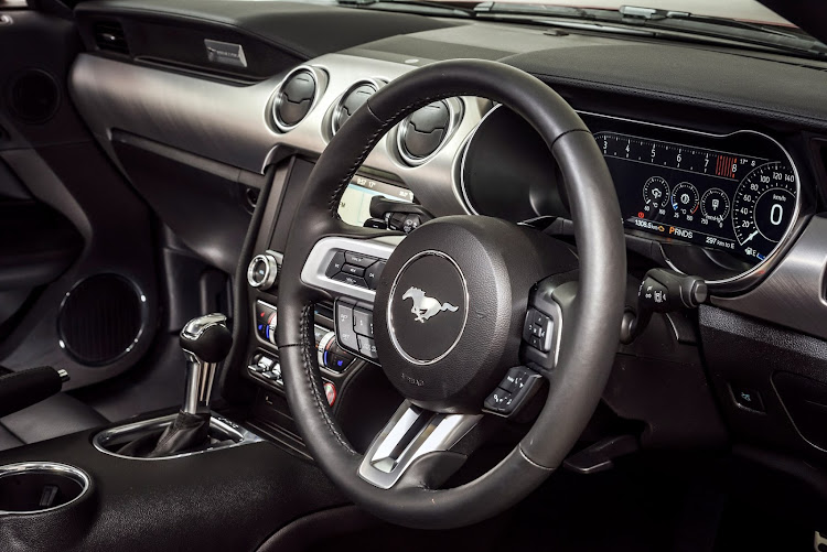 For the first time Mustang is equipped with Adaptive Cruise Control and Distance Alert technologies.