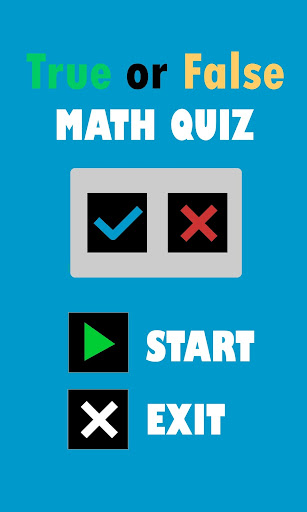 True or False Math Quiz