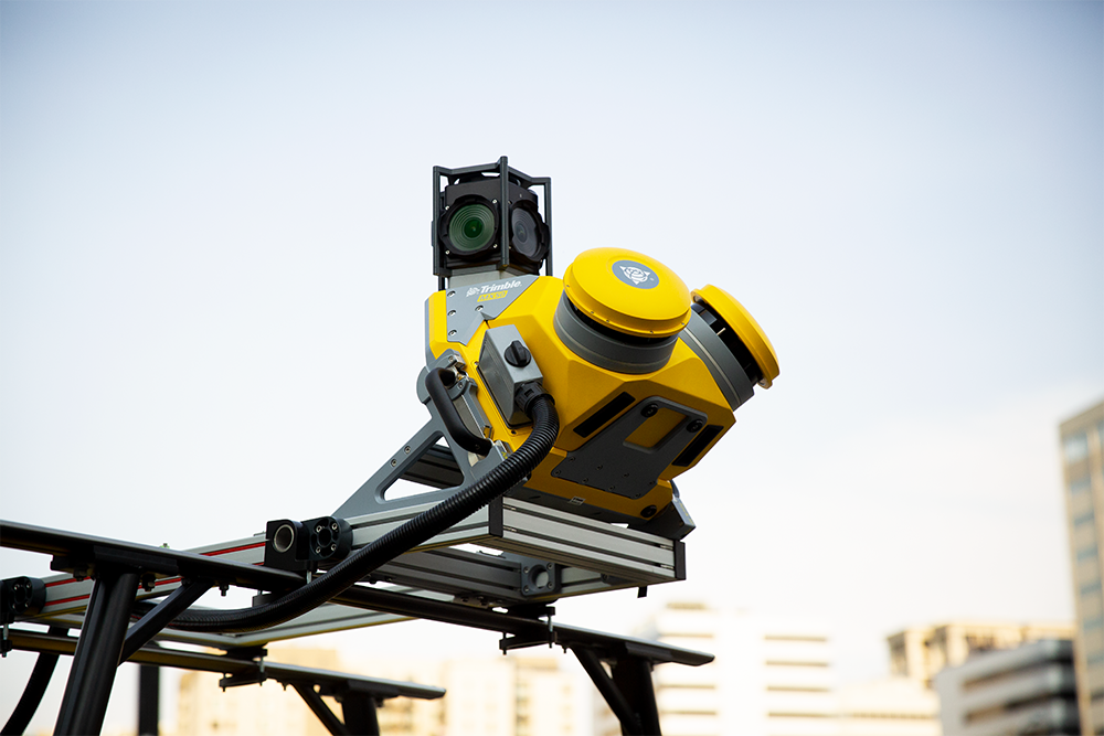 The Trimble MX50 - Mobile Mapping System, one of the leaders in mobile mapping systems, 2022