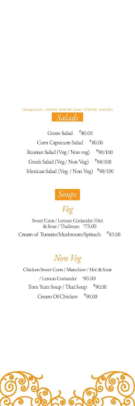 Rasa - Hotel Vivana menu 6