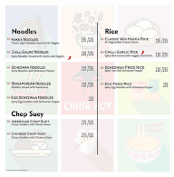 China Box menu 1