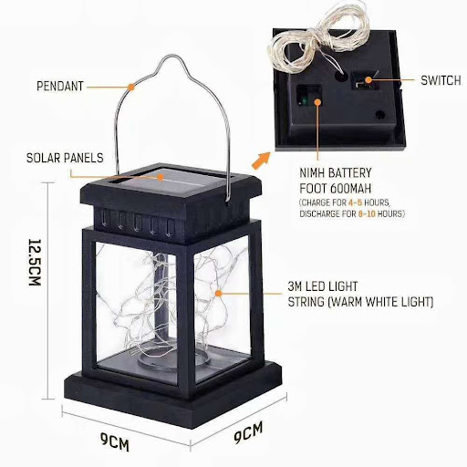 Title 1, Outdoor Waterproof Garden Hanging Lights Illumi...