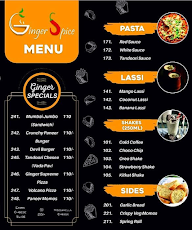 Ginger Spice menu 6