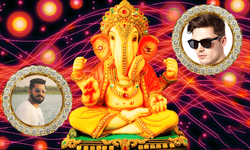 Ganesh Chaturthi Dual Photo Frame