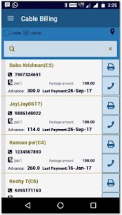 CableTV billing application GST & WhatsApp Billing - náhled