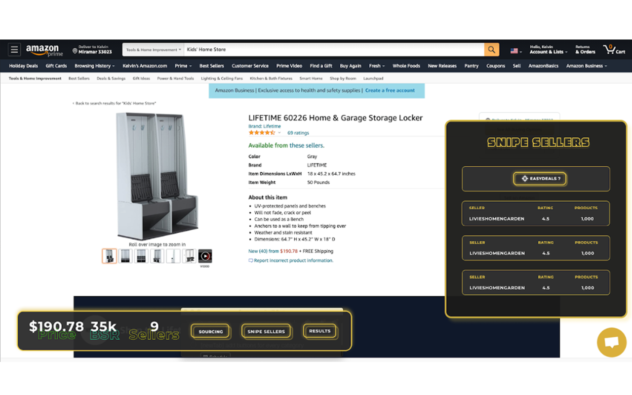 AMZ Snagger - Amazon Dropshipping Products Preview image 0