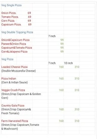 Pizzaholic menu 1