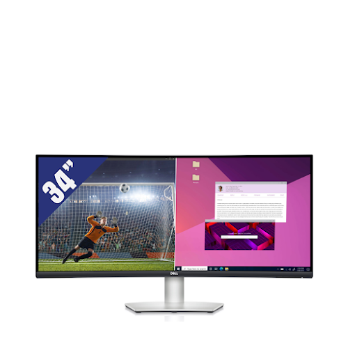 Màn hình LCD Dell 34"  S3423DWC - 70296701 (3440 x 1440/ VA/ 100Hz/ 5ms)