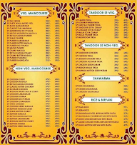 Shivaay Food menu 1