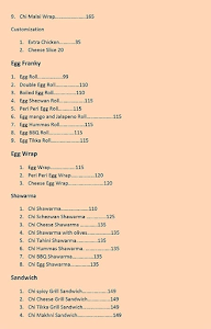 Roll No. 1 menu 2