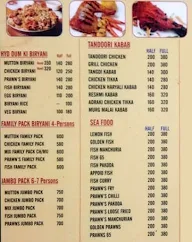 Cafe Sahara menu 2