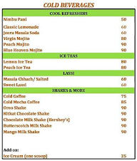 Chai Garam menu 3