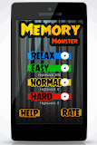 MEMORY MONSTERS Game for kids