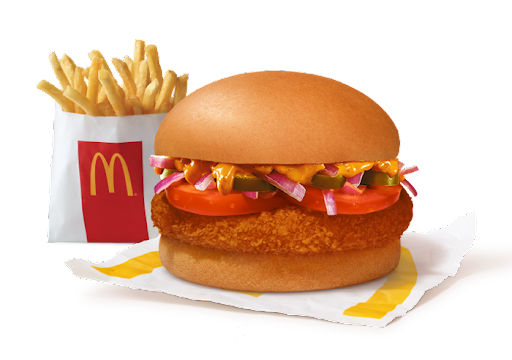 Mexican McAloo Tikki Burger + Fries (R)