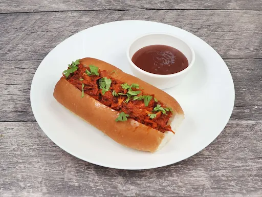 Chicken Malai Hot Dog