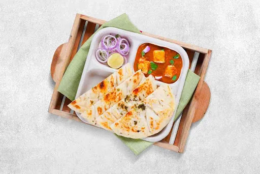 Paneer Kadhai Kulcha Thali (Meal)