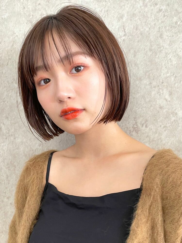 大人可愛いショートボブで愛され髪に 30代 40代女性にもおすすめのヘアカタログ Trill トリル