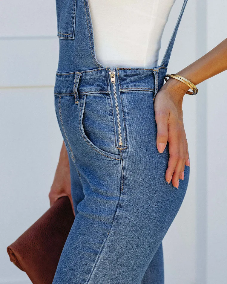 Nove Ženske Farmerke Širokih Nogavica, Slim Fit, Sa Efektom Sužavanja, Denim Tregeri Pantalone za Udoban i Moderan Izgled.