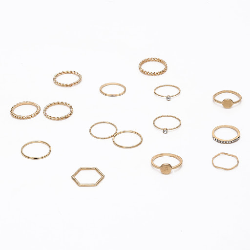 Title 6, Diamond-studded 15-piece Twist Round Corrugated...