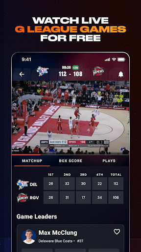 Screenshot NBA G League