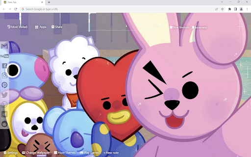 BT21 Wallpaper New Tab