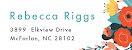 Rebecca Riggs - Address Label item