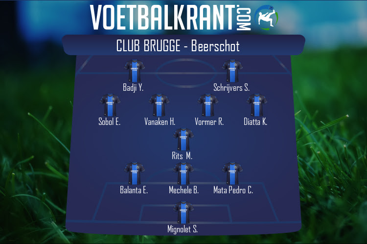 Opstelling Club Brugge | Club Brugge - Beerschot (23/08/2020)