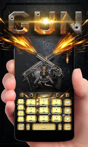 Gun GO Keyboard Theme & Emoji