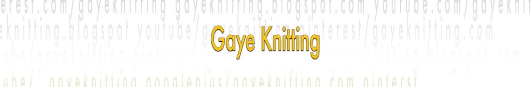 GayeKnitting Banner