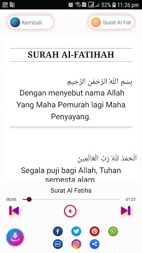 Surat Al Fatihah Mp3 Merdu Dan Artinya App Report On Mobile