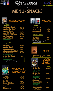 Barranca menu 2