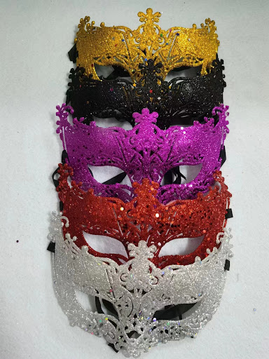Title 5, Gold Powder Sexy Mask Prince Mask Womens Half ...