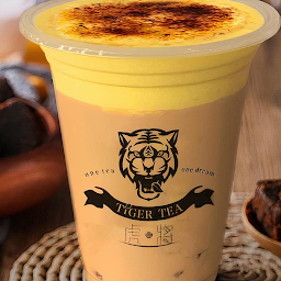 Creme brulee tiger milk tea