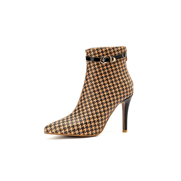 Title 15, Bottines femme mode talon aiguille européen et ...
