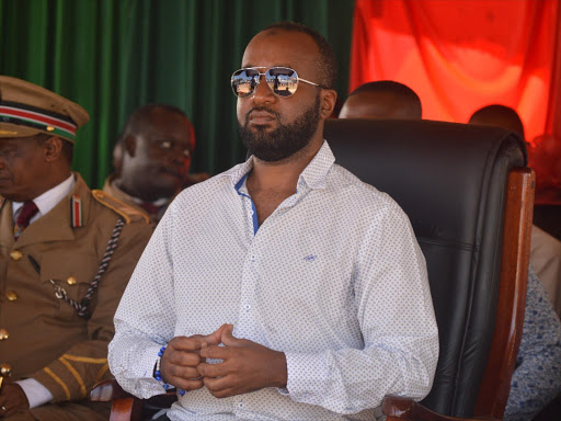 Mombasa Governor Hassan Joho during Jamuhuri Day celebrations at Tononoka grounds in Mombasa.