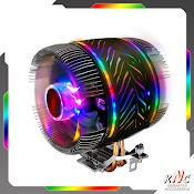 Quạt Tản Nhiệt Cpu Coolmoon Tuarbin T2 Led Rgb 4 Ống Đồng Tự Đảo Màu Nhiều Hiệu Ứng