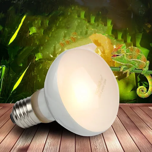 NOMOYPET 2 Pack Reptile Uvb Uva Heat Lamp Bulb For Reptiles Truly Sun-Like Bright Heat For Reptiles, Amphibian And Birds