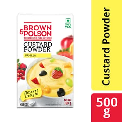 Brown & Polson Brown Polson Vanilla Custard Power 500 Gm