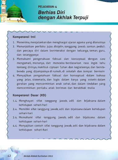 Buku Siswa Kelas 6 MI Akidah Aklak Revisi 2016