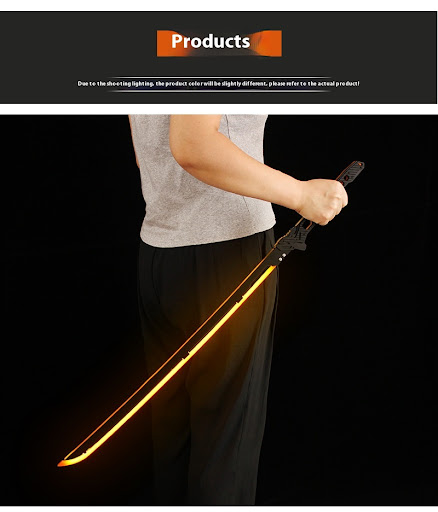 Title 8, Thermal Energy Samurai Sword Luminous Toy Large...