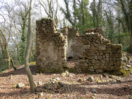 Before clearance of rubble and stabilisation work