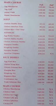 Mihir Fast Food menu 2