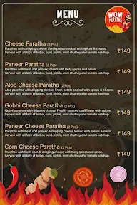 Wow Paratha menu 1