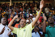 Amcu president Joseph Mathunjwa. His union has approached the labour court to force the department of mineral resources & energy to set minimum standards for health and safety during the Covid-19 pandemic.