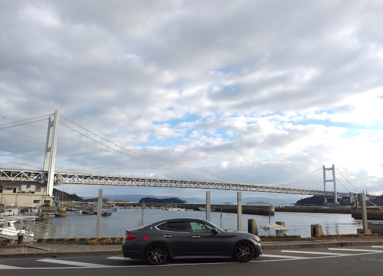 フーガ 51の2024.12.27・28・瀬戸大橋とコラボ・岡山県倉敷市・撮りたかった所・やっぱりデカイわぁ～(・・;)に関するカスタム事例の投稿画像9枚目