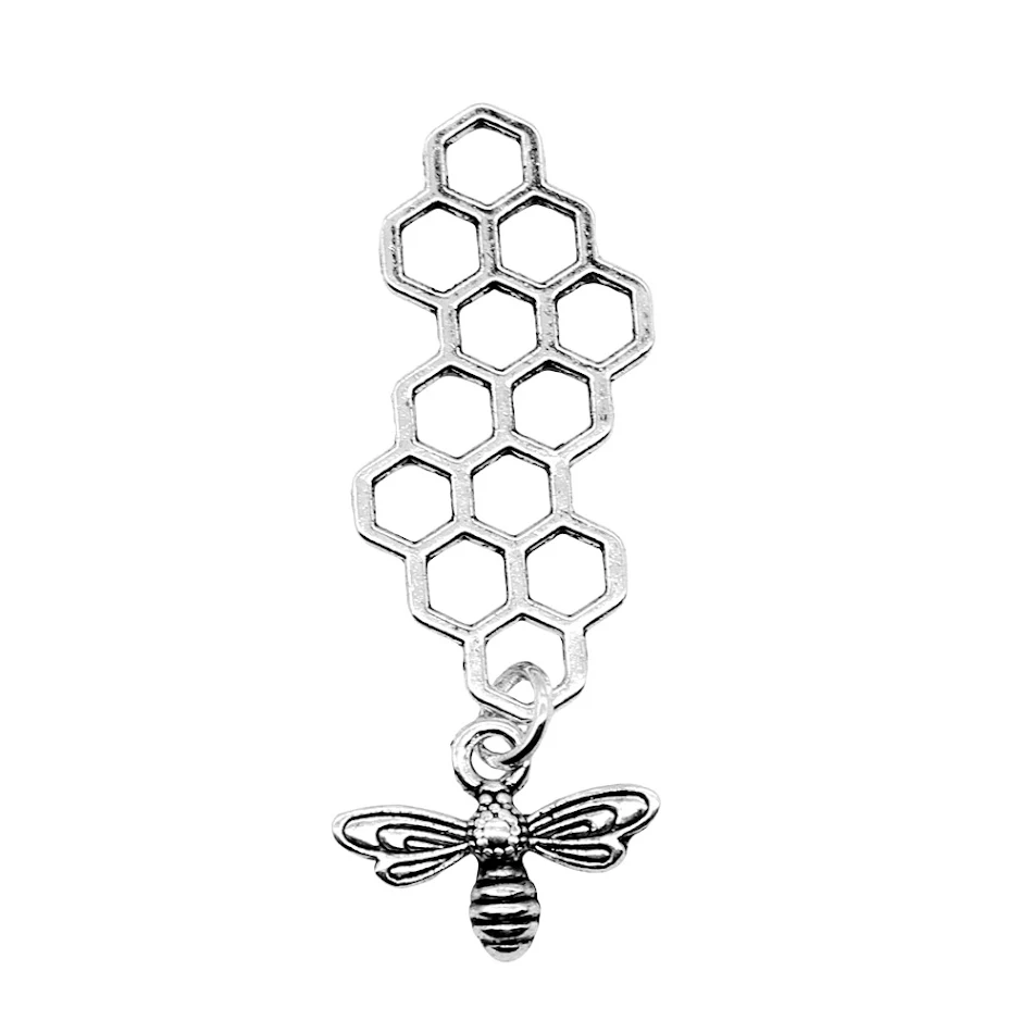 45x15mm 2.2g vliegend dier bijenkorf hanger, lichtgewicht en stijlvol, een charmant sieraad, ideaal voor dagelijks gebruik.