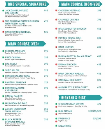 Beach N Brew menu 