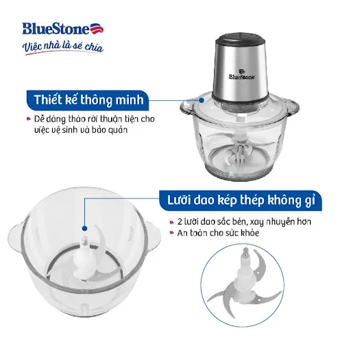 Máy Xay Thịt BlueStone CHB-5145 2 Lít 350W