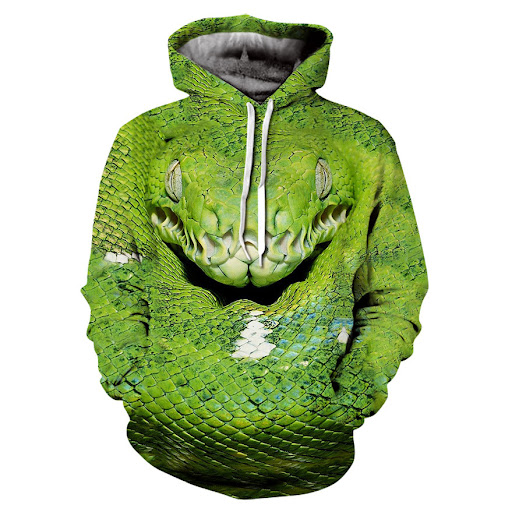 Title 2, 3D Digital Printed Mens Hooded Pullover Sweate...